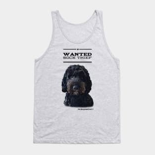 Cockapoo / Doodle Dog Sock Thief Tank Top